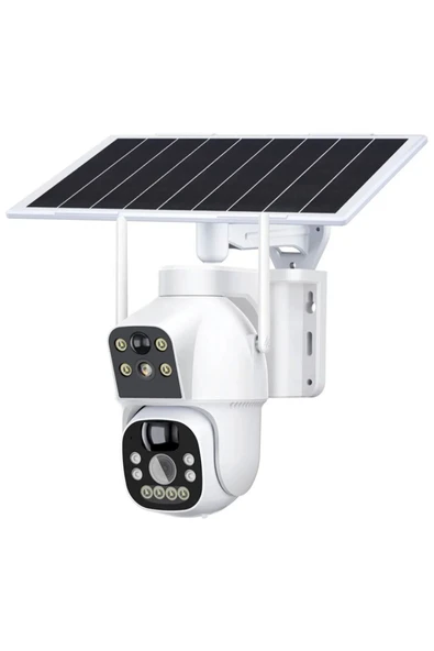 WIFICAM PLUS AOV Çift Kameralı 7/24 Kayıt E Sim Özellikli 4G Solar Kamera - 4