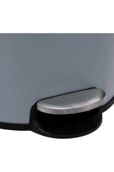 5FIVE Bambou 30 Lt Metal Çöp Kovası - Antrasit - 5