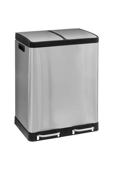 5FiveSmart 5five Simply Smart Ariane 60 Lt Metal Çöp Kovaları Inox