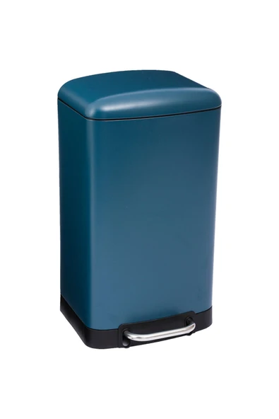 5FiveSmart 5five Simply Smart Ariane 30 Lt Metal Çöp Kovaları Petrol Mavisi