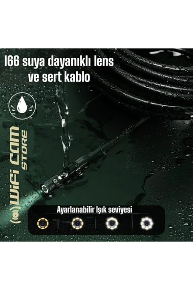 WIWOCAM 3 Lensli Android Tamirci Kamerası 2 Metre Sert Kablo - 6