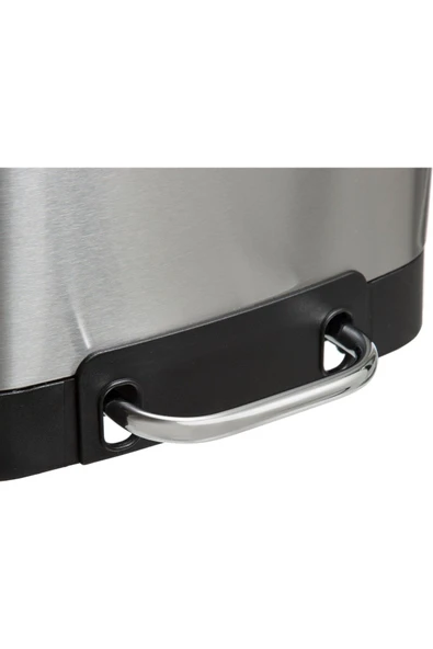 5FiveSmart 5fıve Arıane - Metal Pedallı 6 Lt Çöp Kutusu / Inox - 2