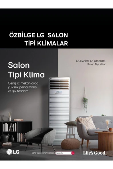LG Salon Tipi Ap-h48gtla0 48.000 Btu Salon Tipi Klima Beyaz - 4