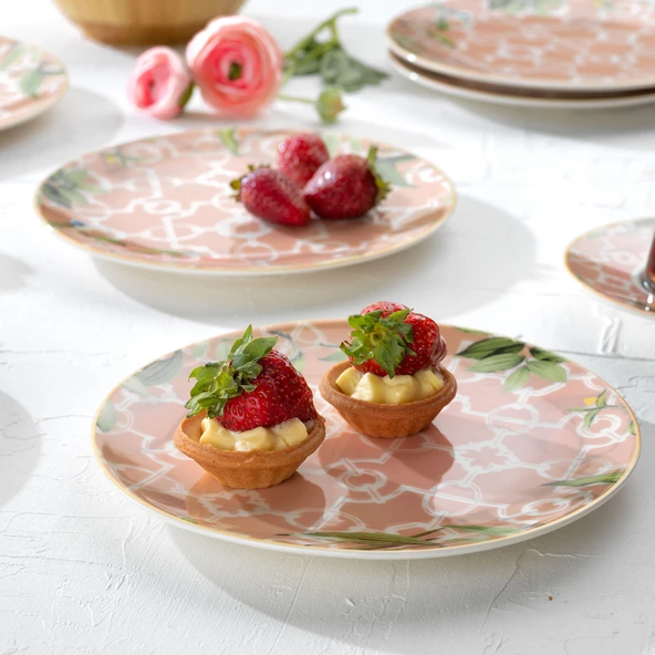 Schafer Sorte Pasta Seti 6 Parça-Pembe - 3