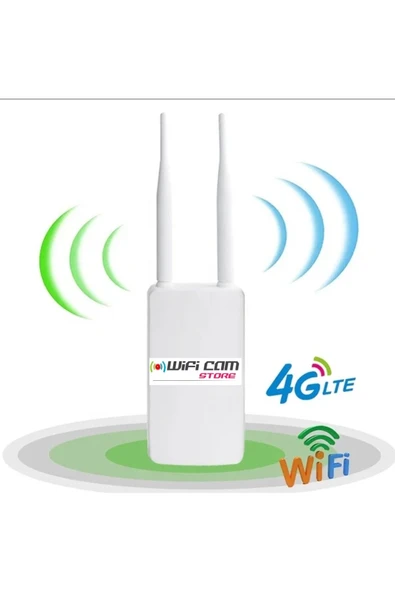 WIFICAM PLUS Sim Kartlı Dış Mekan Wifi Modem Router 12V1A Adaptör - 7