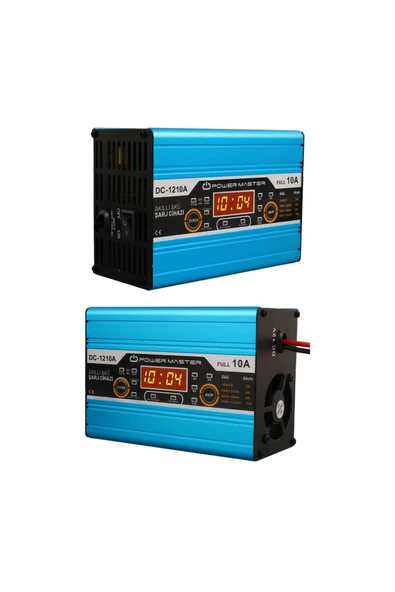 WIWOCAM 12 Volt 10 Amper Dijital Ekranlı Akıllı Akü Şarj Cihazı Otomatik Şarj Kesme Özelliği - 2