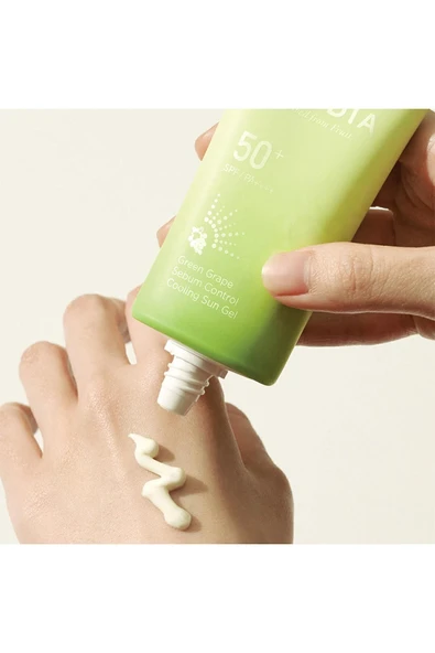 FRUDIA Green Grape Gözenek Kontrol Güneş Kremi SPF50 50g - 7