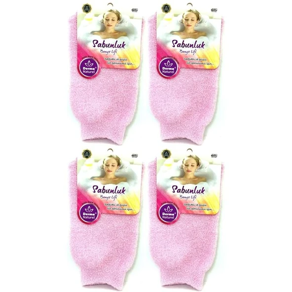 Derma Naturel Sabunluk Banyo Lifi MS-30 (4 Lü Set) ürün görseli