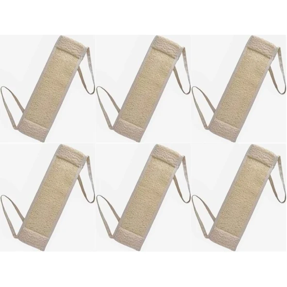 Derma Naturel Loofah İpli Kemer (Kabak) MS-12 (6 Lı Set) ürün görseli 1