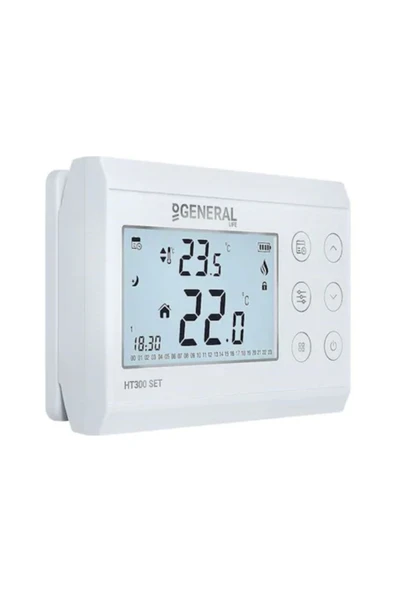 GENERAL Life Haftalık Programlı Kablosuz Oda Termostatı Ht300 Set - 3