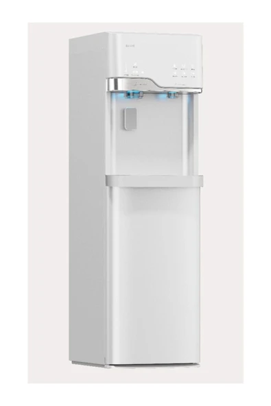 Aquamara - Dokunmatik Kontrollü Beyaz Su Sebili Buz Makineli