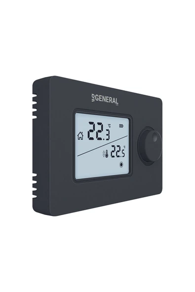 GENERAL Life Ht250 Siyah Set Kablosuz Dijital Oda Termostatı - 3