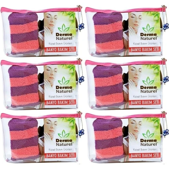Derma Naturel Banyo Bakım Seti 4 Parça (6 Lı Set) - 1