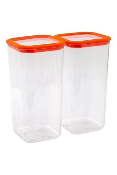 Mondecor Silikon Contalı 2'li 1,8lt Esnek Saklama Kabı Sft005 ürün görseli