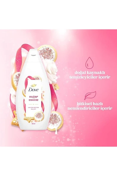 ShopZum Dove Sugar Cookie Duş Jeli 450 Ml - 5