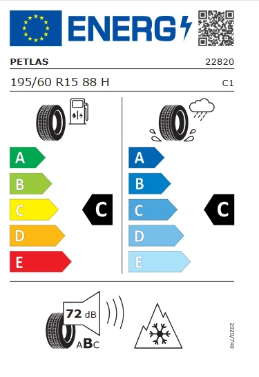 Petlas 195/60 R15 88H Multi Action PT565 Dört Mevsim Lastiği 2025 Üretim - 3