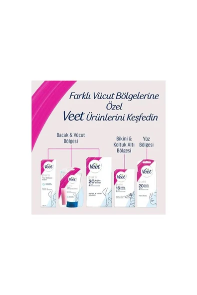 Veet Pure Tüy Dökücü Krem Bacak Ve Vücut Bölgesi Hassas Ciltler 200 ml - 7