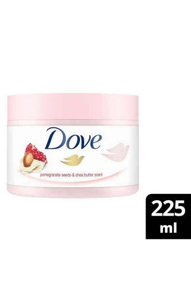 Dove Vücut Peelingi Nar Çekirdeği Ve Shea Yağı 225 ml X1