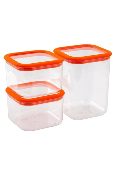 Mondecor Silikon Contalı 3'lü 0,6/1,2lt Esnek Saklama Kabı Sft003 ürün görseli