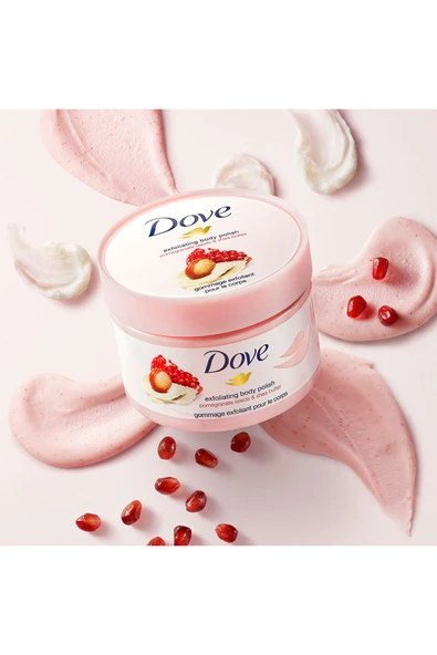 Dove Vücut Peelingi Nar Çekirdeği Ve Shea Yağı 225 ml X1 - 7