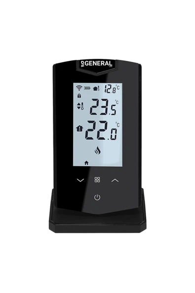 GENERAL Ht500set Akıllı Oda Termostatı Siyah - 3