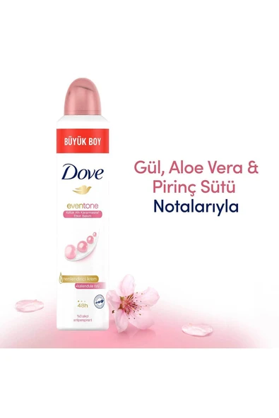 Dove Kadın Sprey Deodorant Eventone Kalendula Özü Büyük Boy 200 ml X1 Adet - 6
