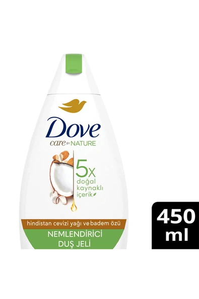 Dove Nemlendirici Duş Jeli Hindistan Cevizi Yağı Ve Badem Özü 450 ml