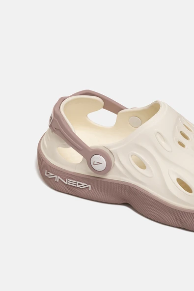 5517 Vaneda Pro Hybrid Sandalet Kadın Terlik Fildişi - 7