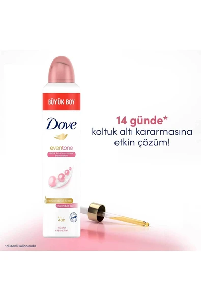 Dove Kadın Sprey Deodorant Eventone Kalendula Özü Büyük Boy 200 ml X1 Adet - 4