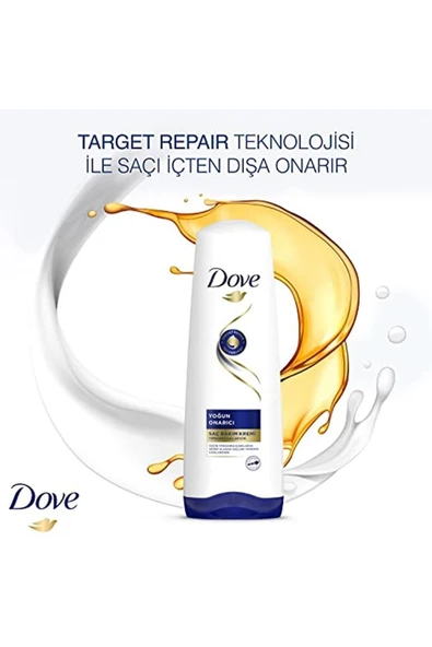 Dove Ultra Care Saç Bakım Kremi Yoğun Onarıcı Yıpranmış Saçlar Için 350 ml - 4