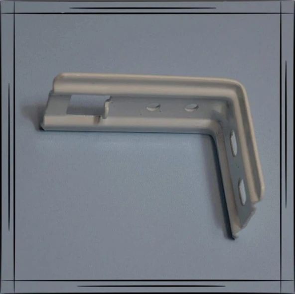 NİVEMESHOME AYAK TIRNAKLI ZEBRA PERDE DUVAR MONTAJ APARATI BOYALI L AYAK 10 CM