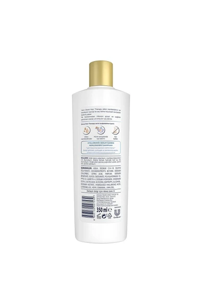 Dove Hair Therapy Sülfatsız Saç Bakım Şampuanı Hydration Spa Nemlendirici 350 ml - 8