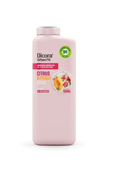 DICORA URBAN FIT Duş Jeli C Vitamini Narenciye & Kayısı 400 ml 8410262902103 - 2