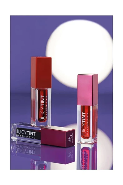 Golden Rose Juicy Tint Lip & Cheek Stain No: 03 Ruby Rose - Ruj & Allık - 3