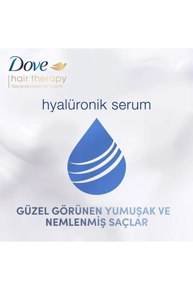 Dove Hair Therapy Sülfatsız Saç Bakım Şampuanı Hydration Spa Nemlendirici 350 ml - 6