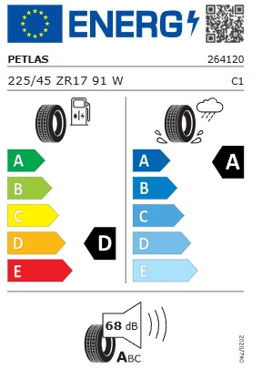 Petlas 225/45 R17 91W Prestige Sport Yaz Lastiği 2025 Üretim - 3