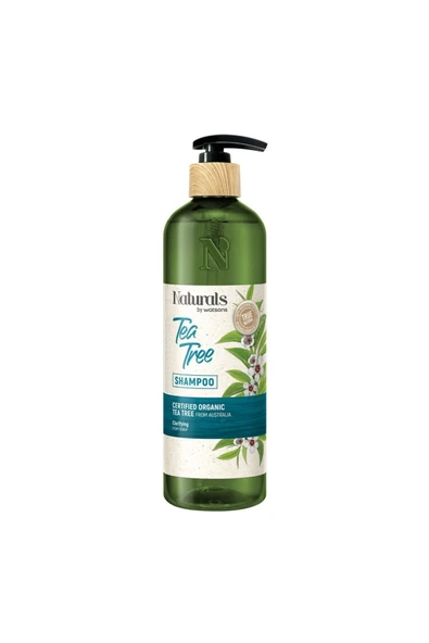 Naturals By Watsons Saklı Güzellik Organik Sertifikalı Çay Ağacı Şampuan Tea Tree 490 Ml