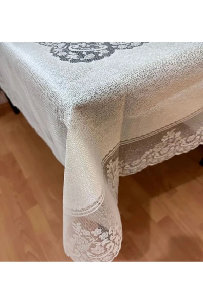 Home Dantelli Dertsiz Leke Tutmaz Masa Örtüsü - 4