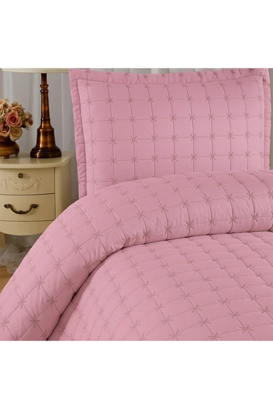 Home Kapitoneli Nakışlı Yatak Örtüsü - 2