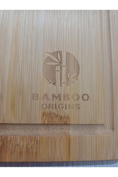 Bambu Kesme Tahtası 36x23 cm Cevreci ve Sağlık Dostu - 4
