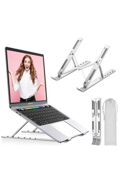 SPRANGE Macbook Air Uyumlu Alüminyum Katlanabilir Laptop Standı - 2