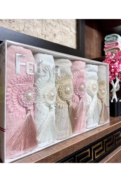 Home %100 Pamuklu 6'lı Mutfak Havlusu - 2