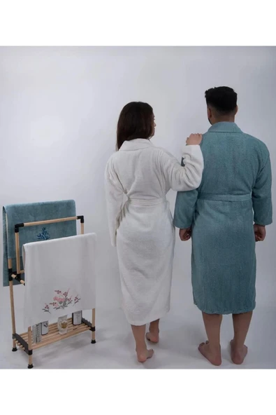 Home Bambu Çift Kişilik Bornoz Takımı - 2