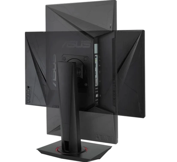 Asus VG248QG 24 GAMING LED FREESYNC VE G-SYNC UYUMLU 1920x1080 0.5MS 165HZ DP HDMI DVI MM VESA 3YIL FLICKER-FREE,DUSUK MAVI ISIK,PIVOT Monitör - 2