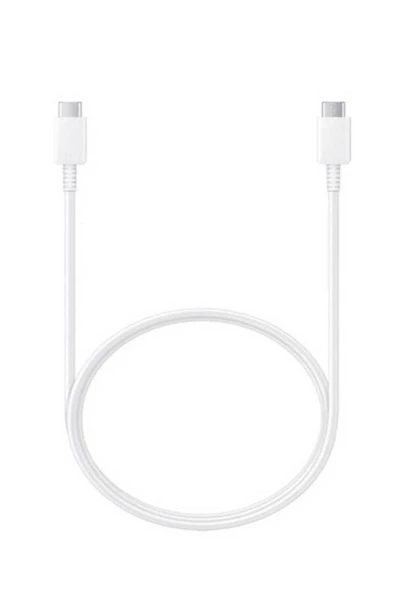 Eta Tech Samsung Galaxy S24 Uyumlu 45 Watt Hızlı Şarj Kablosu - Usb-C Kablo - Beyaz - 3