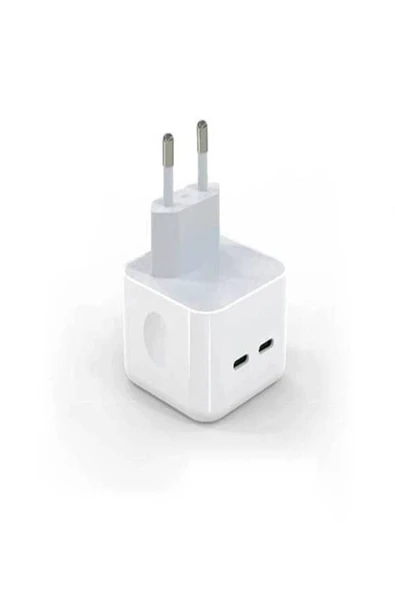 Gökkuşağı Iphone 14 / 14 Pro / 14 Plus / 14 Pro Max Uyumlu 35W Hızlı Şarj Adaptörü Type-C Çift Girişli - 2