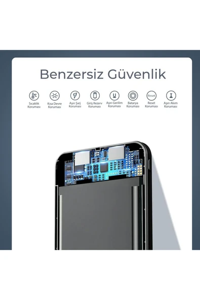 Kinhank idragon WP-16 10000 mAh All in One 4in1 Kablosuz Şarj Powerbank - 3