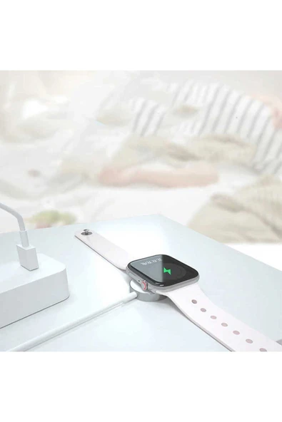 AQUA AKSESUAR Apple Watch Tüm Serilere Uygun Type-C Çıkışlı Şarj Kablosu - 5