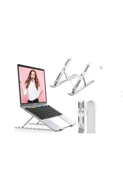 Alüminyum Katlanabilir Ayarlı Dizüstü Laptop Notebook Standı - 2