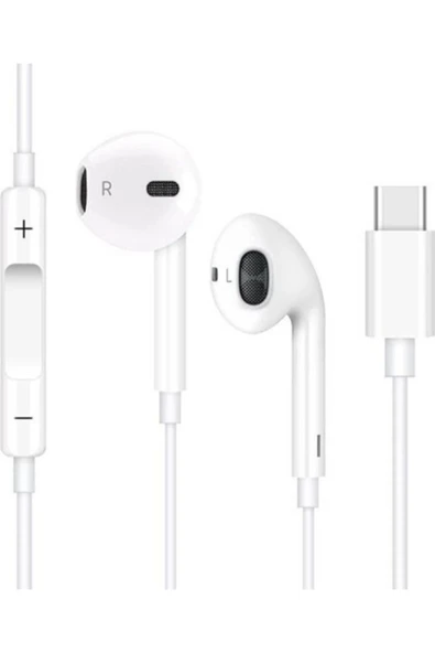 Gökkuşağı IPHONE15 15PRO 15 Promax 15PLUS Uyumlu Yeni Nesil Usb-C Uyumlu Kablolu Kulaklık